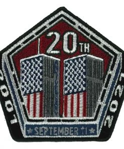 Hot Leathers PPQ1673 9-11 Pentagon And Towers 3" Patch Patches