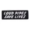 Hot Leathers PPR1007 Loud Pipes Lower Back 10" X 4" Patch