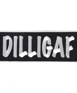 Patches Hot Leathers PPR1010 DILLIGAF Lower Back 10" X 4" Patch