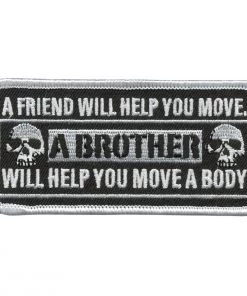 Patches Hot Leathers PPV1007 Move A Body Hook Back 4" X 1.75" Patch