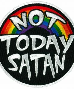 Patches Hot Leathers PPW1020 3 Inch Not Today Satan Patch