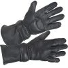 Riding Gear Xelement XG852 Men's Black Insulated Leather Deerskin Gauntlet Motorcycle Gloves