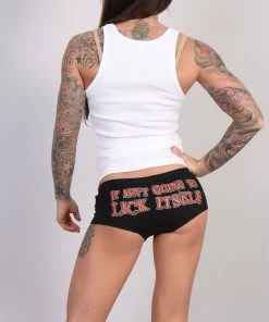 Riding Gear Hot Leathers PTB7067 It Isn't Going To Lick Itself Boy Shorts