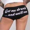 Riding Gear Hot Leathers PTB7080 Get Me Drunk Funny Boy Shorts