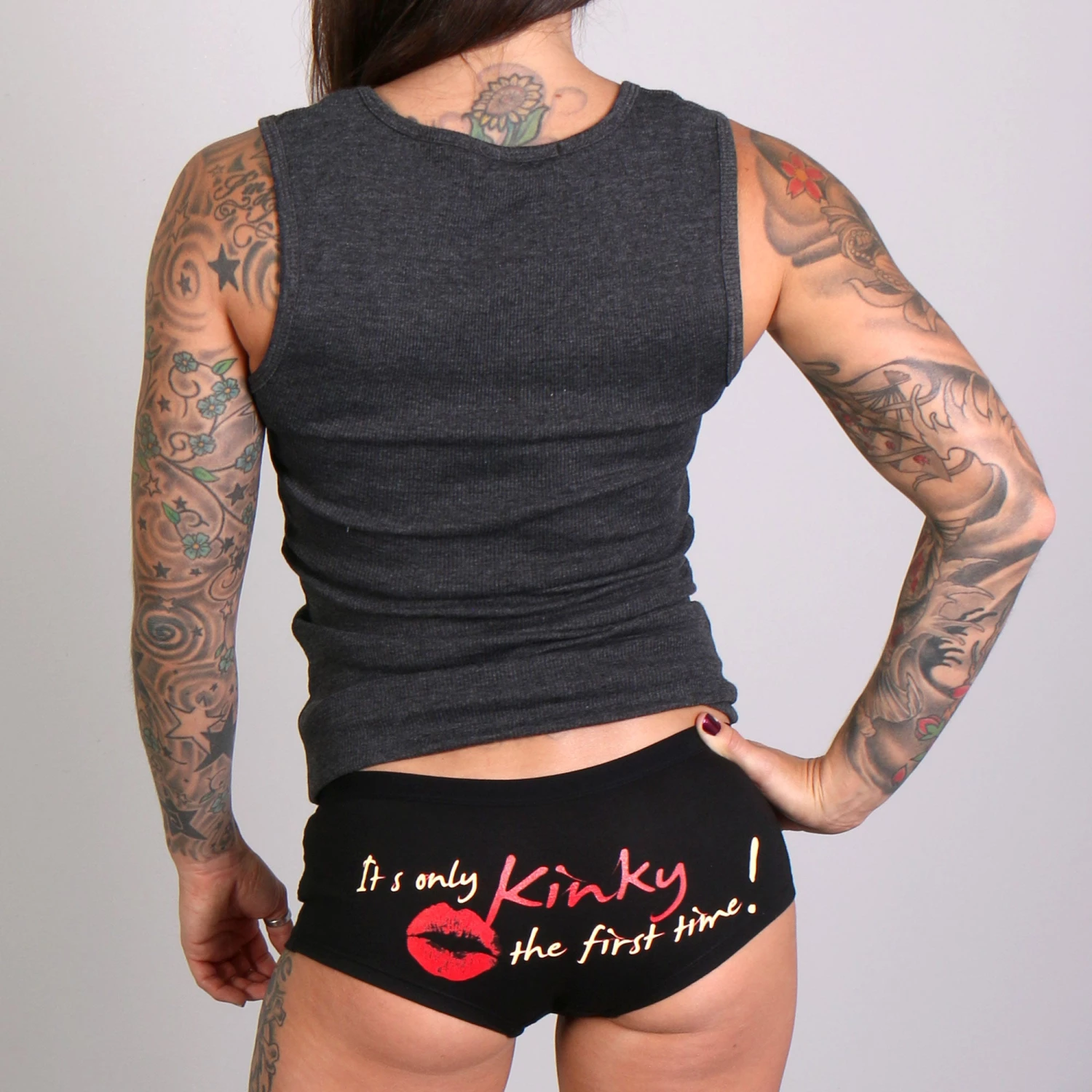 Hot Leathers PTB7283 Its Only Kinky The First Time Ladies Boy Shorts Riding Gear