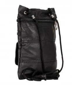 Riding Gear Hot Leathers PUA1032 Large Leather Neck Bag