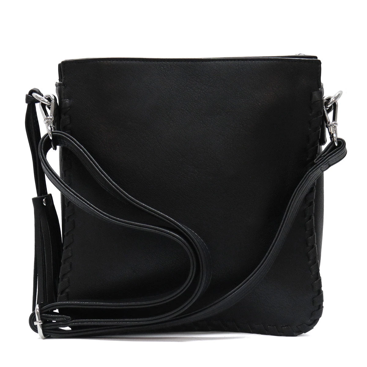 Riding Gear Hot Leathers PUA1177 Women's Black Hand-Crafted Laced Concealment Purse