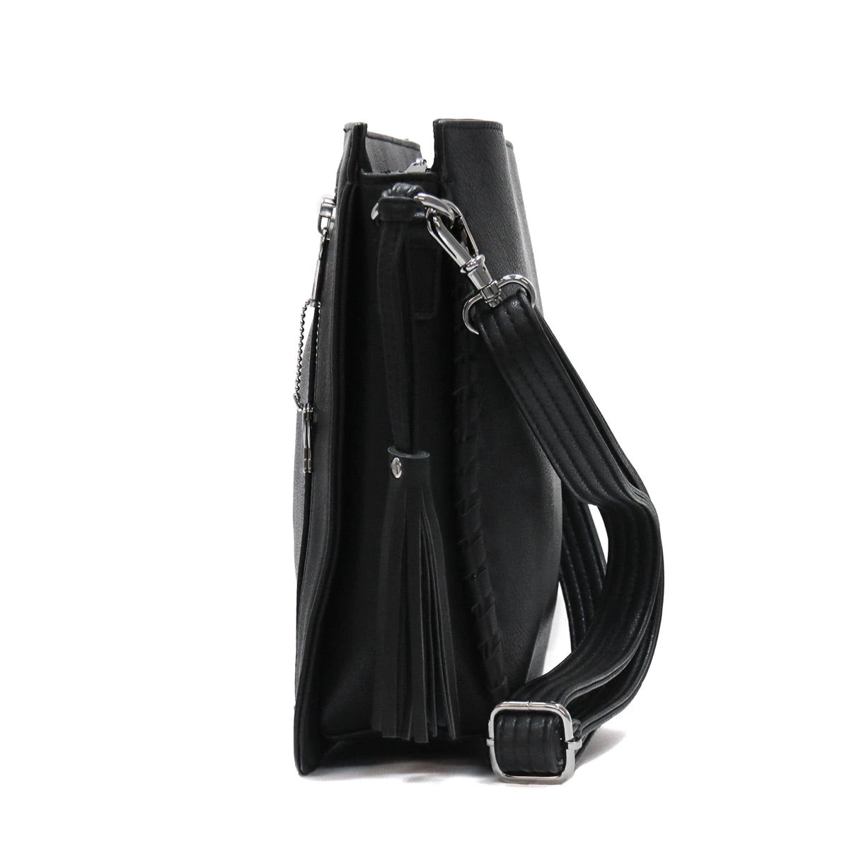 Riding Gear Hot Leathers PUA1177 Women's Black Hand-Crafted Laced Concealment Purse