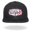 Riding Gear Hot Leathers PWA1004 Official Providence Cycle Worx Red Patch Snapback Hat