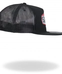 Riding Gear Hot Leathers PWA1004 Official Providence Cycle Worx Red Patch Snapback Hat