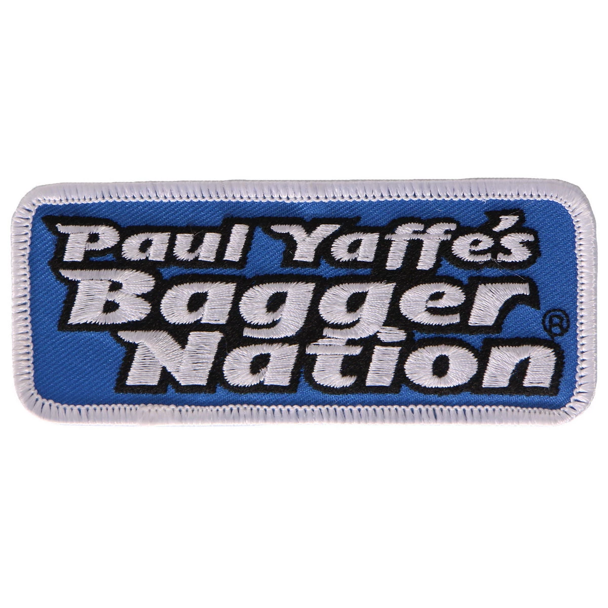 Hot Leathers PYA1001 Official Paul Yaffe's Bagger Nation Main Block 4"X1.5" Patch
