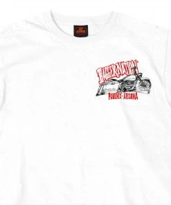 Hot Leathers PYM1006 Official Paul Yaffe's Bagger Nation Twin Bikes White T-Shirt Riding Gear