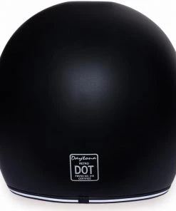 Daytona Helmets R1-B ‘Retro’ Dull Black With Dull Black Accents Full Face Helmet Riding Gear