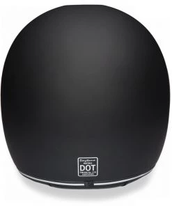 Daytona Helmets R1-O ‘Retro’ Dull Black With Orange Accents Full Face Helmet