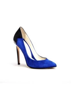 Riding Gear Tiannia Barnes TB-105 ‘Regin’ Cobalt Blue Suede Women’s Pumps