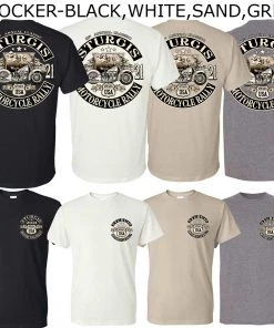 Riding Gear Biker Clothing Co. XS16008 Men’s 81st ‘Sturgis’ Assorted 4 Shirts For $40.00 T-Shirts