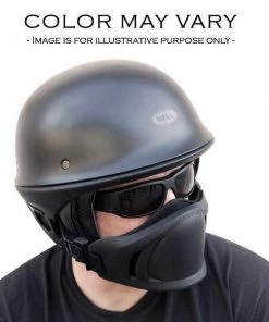 Bell Helmets Bell Rogue'Built Bell Tough. Innovative Muzzle' Matte Black Half Helmet Riding Gear