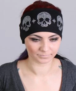 Riding Gear Hot Leathers RWC1002 Original Skulls Bling Wraps