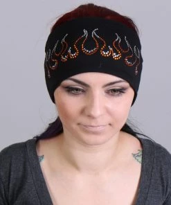 Hot Leathers RWC1007 Original Flames Bling Wraps