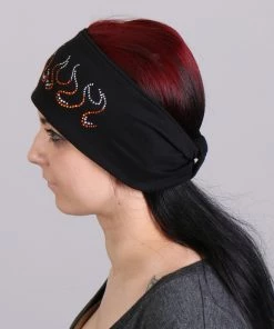 Hot Leathers RWC1007 Original Flames Bling Wraps