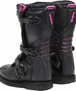 Kid's Gear O'Neal Rider 2018 Youth Black/Pink Motocross Boots
