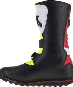 Alpinestars Tech-T Men's White/Red/Yellow/Black Motocross Boots Riding Gear