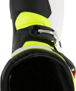 Alpinestars Tech-T Men's White/Red/Yellow/Black Motocross Boots Riding Gear