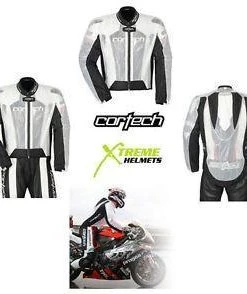 Cortech 'Road Race' Mens Clear Rainsuit Jacket Riding Gear