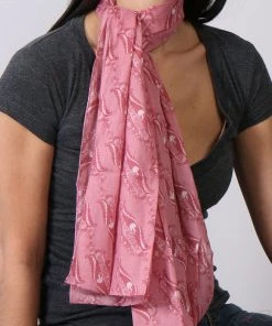 Hot Leathers SCF1000 Pink Lace Eagle Lady Rider Scarve