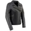 Milwaukee Leather SFL2870 Women's ‘Duchess’ Black Leather Moto Style Fashion Jacket