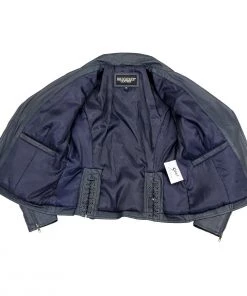 Milwaukee Leather SFL2870 Women's ‘Duchess’ Blue Leather Moto Style Fashion Jacket Leather Motorcycle Jackets