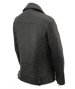 Milwaukee Leather SFL2875 Ladies Black New Zealand Lambskin Moto Jacket Leather Motorcycle Jackets
