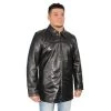 Milwaukee Leather SFM1820 Men's Classic 'JD' Black Lambskin Leather Jacket With Zipper Closure Leather Motorcycle Jackets