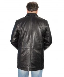 Milwaukee Leather SFM1820 Men's Classic 'JD' Black Lambskin Leather Jacket With Zipper Closure Leather Motorcycle Jackets
