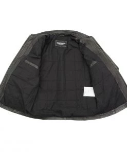 Leather Motorcycle Jackets Milwaukee Leather SFM1875 Men's New Zealand Lambskin Leather With Shirt Style Collar