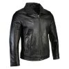 Leather Motorcycle Jackets Boston Harbour 2.0 Men's Black New Zealand Lamb Leather Fashion Car Coat Jacket
