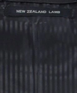 Boston Harbour 1.0 Men's Black New Zealand Lamb Leather Fashion Car Coat Jacket