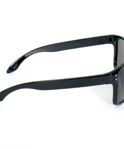 Hot Leathers SGD1076 Rumble Black Smoke Lense Sunglasses