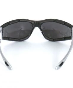 Riding Gear Hot Leathers SGF1073 Silver Mirror Foam Padded Metal Framed Sunglasses