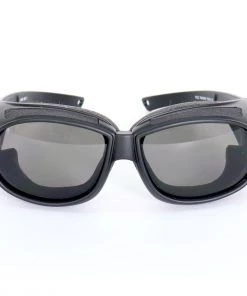Riding Gear Hot Leathers SGF1074 Smoke Defender Foam Padded Glasses