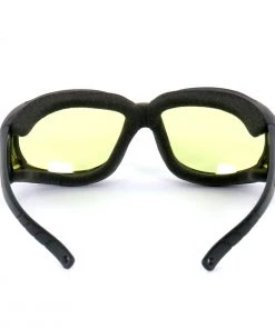 Hot Leathers SGF1075 Yellow Foam Padded Defender Glasses