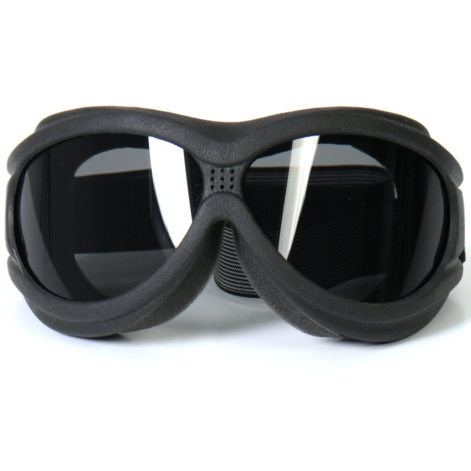 Eyewear And Sunglasses Hot Leathers SGG1001 Big Ben Riding Goggles With Smoke Lenses