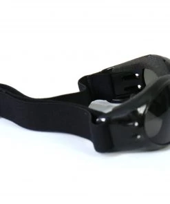 Eyewear And Sunglasses Hot Leathers SGG1004 Eliminator Style Motorcycle Riding Goggles With Smoke Lenses