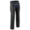Motorcycle Pants & Chaps Milwaukee Leather SH1115 Men's Black Classic Fully Lined Leather Chaps