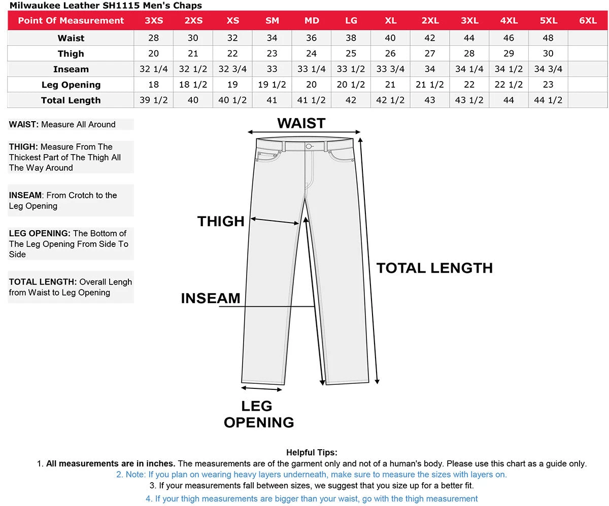 Motorycle Pants & Chaps Milwaukee Leather SH1115 Ladies Pink Classic Leather Chaps