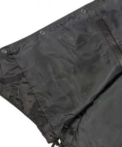 Motorcycle Vests Milwaukee Leather SH1314 Men's Classic Black Braided Leather Vest With Side Laces