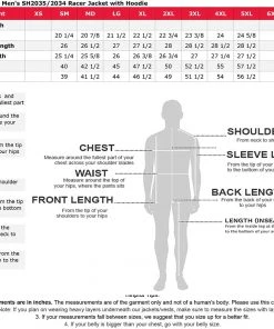 NexGen SH2035 Men's Black And Orange Nylon Racer Jacket With Hoodie