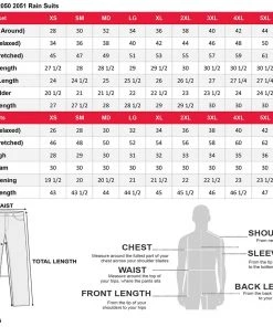 NexGen Ladies SH204901 Black And Grey Armored And Hooded Water Proof Rain Suit