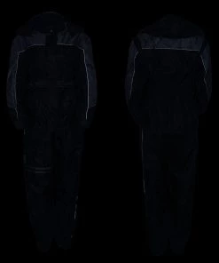 NexGen Ladies SH204901 Black And Grey Armored And Hooded Water Proof Rain Suit