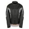 Biker's Edge Motorcycle Jackets Bikers Edge SH2188 Ladies Black And Grey Textile Jacket With Side Stretch